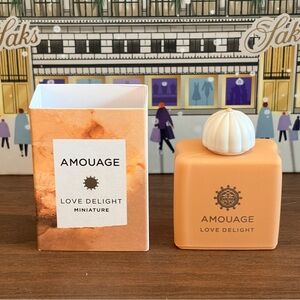 Amouage LOVE DELIGHT WOMAN Eau De Parfum 7.5ml/0.25 fl oz Mini Splash Bottle New
